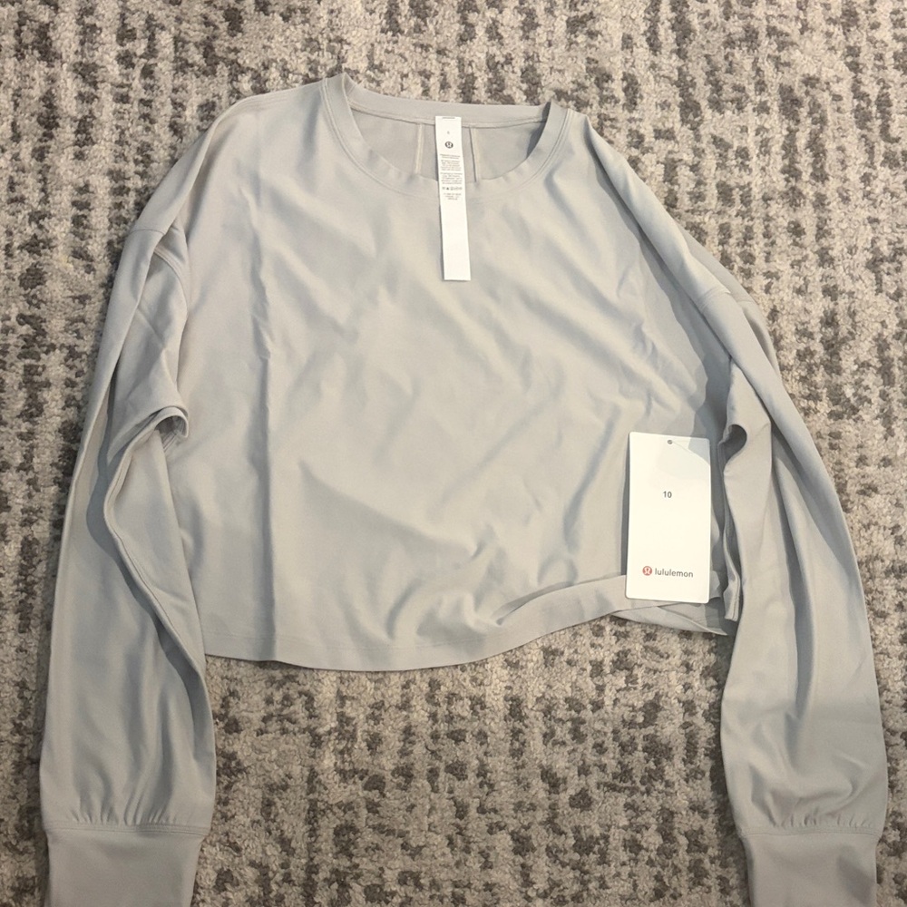 lululemon athletica Women's Gray Muscle love Long Sleeve